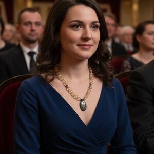 20-1/2 inch Citrine Gemstone bead necklace